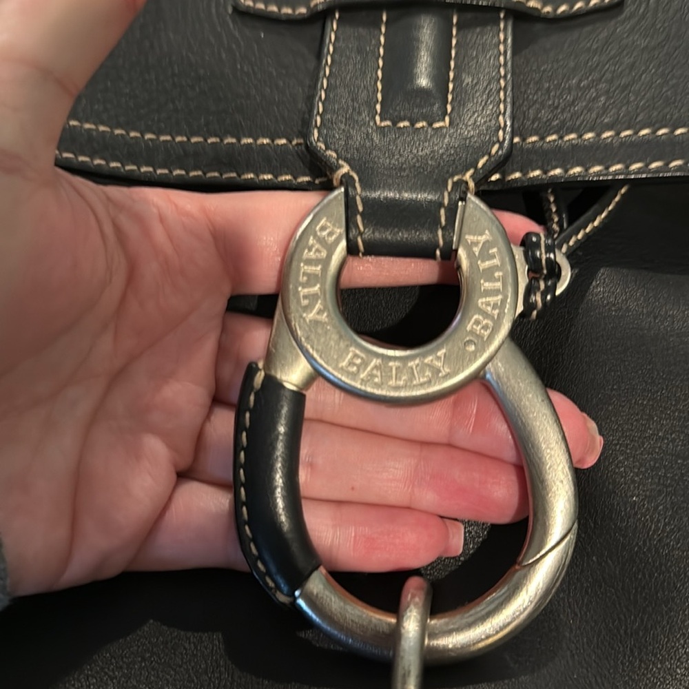 Bally Black Leather Bag - Picture 13 of 16